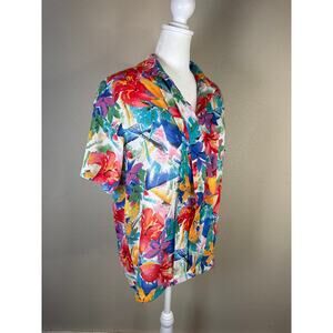 Vintage Alfred Dunner Hawaiian Blouse  Size‎ 8 vacation